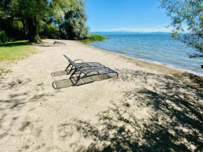 Ferien-Apartment Haubentaucher im Naturschutzgebiet mit Privatstrand